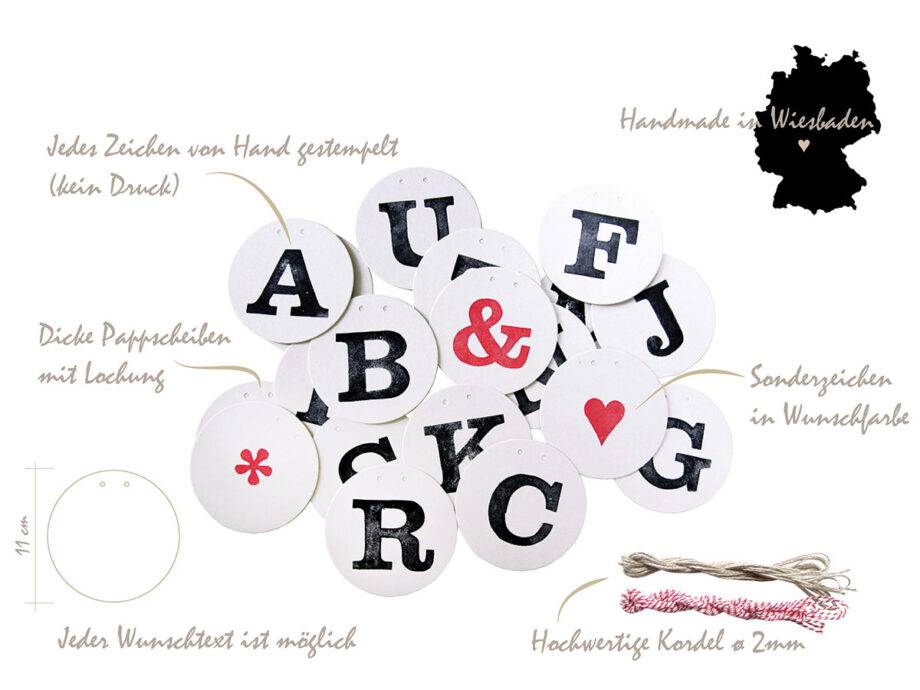 Renna Deluxe MR & MRS Girlande zur Hochzeit Vatertagsangebot