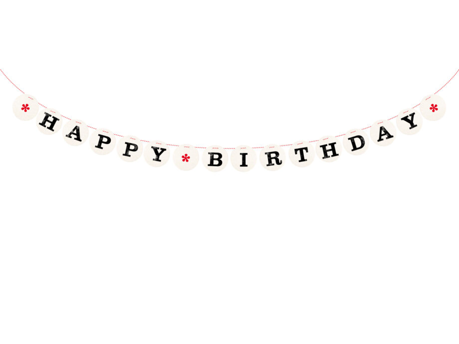 Renna Deluxe HAPPY BIRTHDAY Girlande Sonderangebote