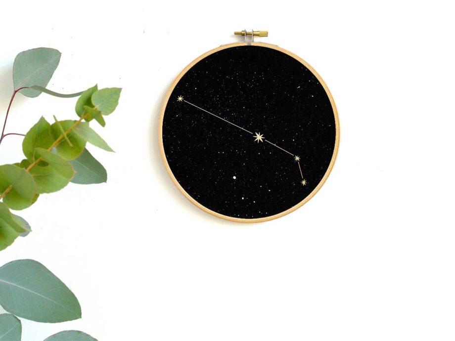 Renna Deluxe Sternzeichen Bild im Stickrahmen Bis zu 65% Rabatt