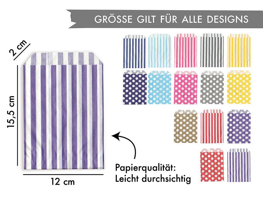 Renna Deluxe 50 Papiertüten viele Farben Bis zu 55% Rabatt