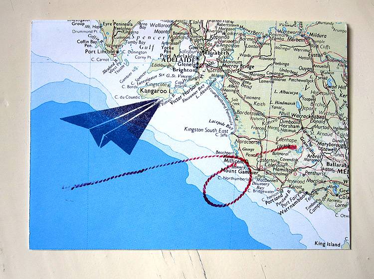 Renna Deluxe Atlas Karte Flieger auf Weltreisen Riesige Rabatte