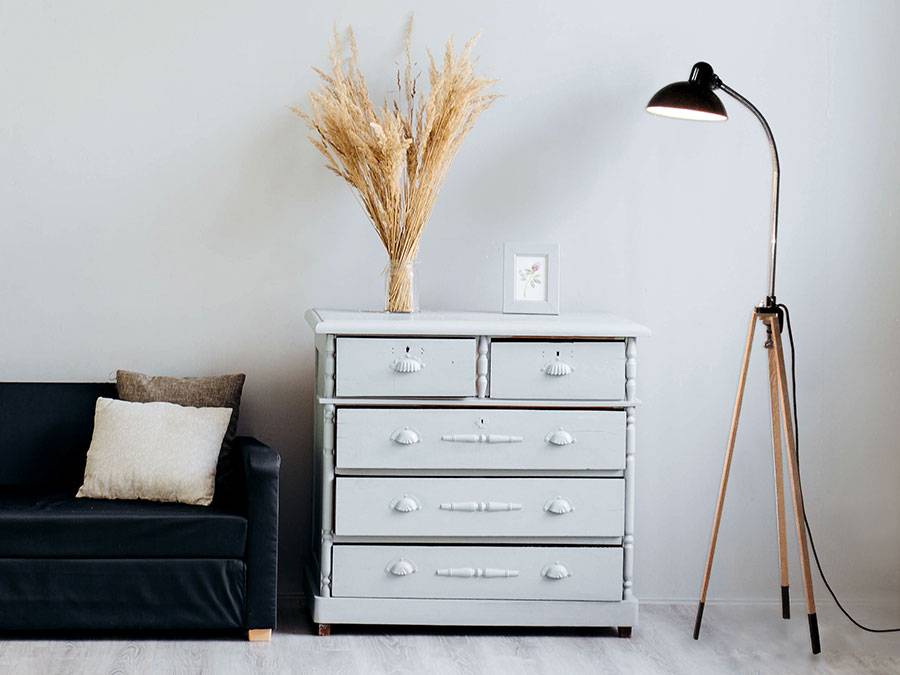 Renna Deluxe Lampengestell Stativ 90 aus Eiche Kostenloser Versand