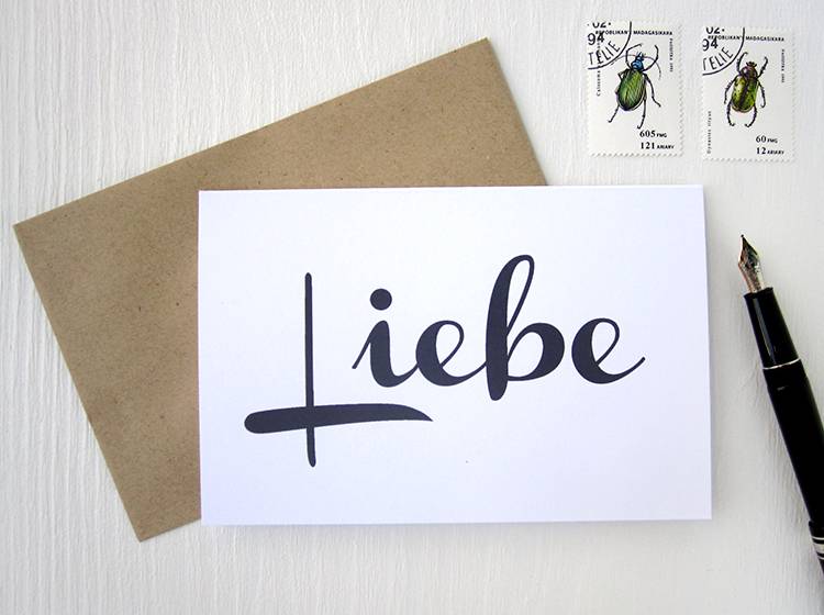 Renna Deluxe LIEBE // Klappkarte Jubiläumsangebot