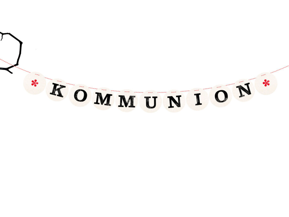 Renna Deluxe Kommunion Girlande Neueste Mode