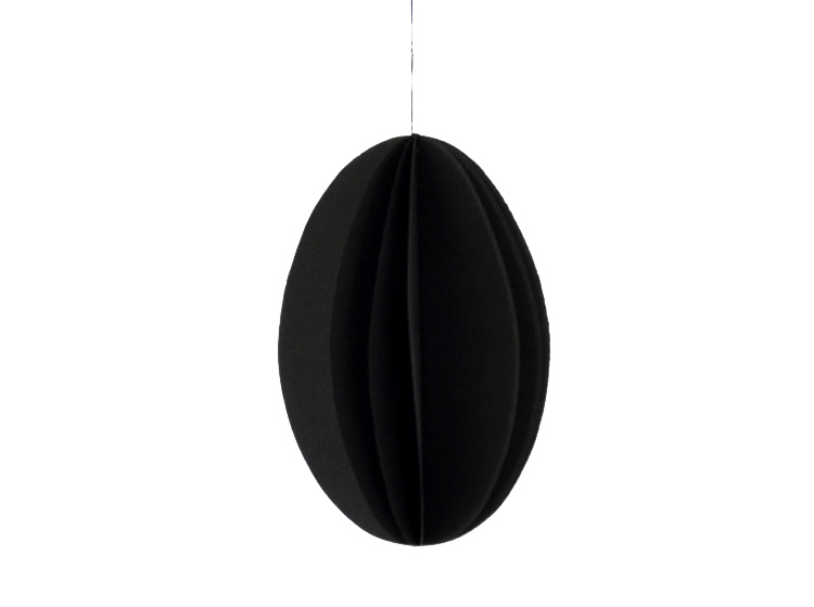 Renna Deluxe Osterei zum Anhängen in schwarz