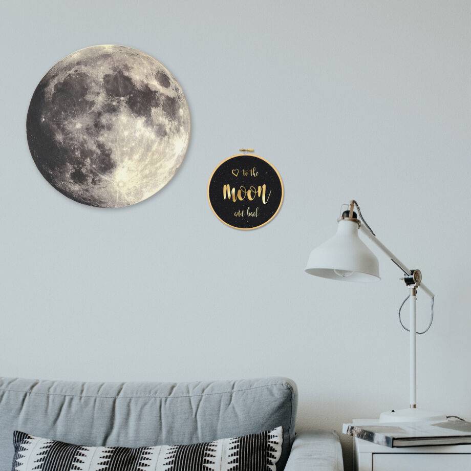 Renna Deluxe I love you to the moon and back! Gold Druck 50% Rabatt mit kostenlosem Versand