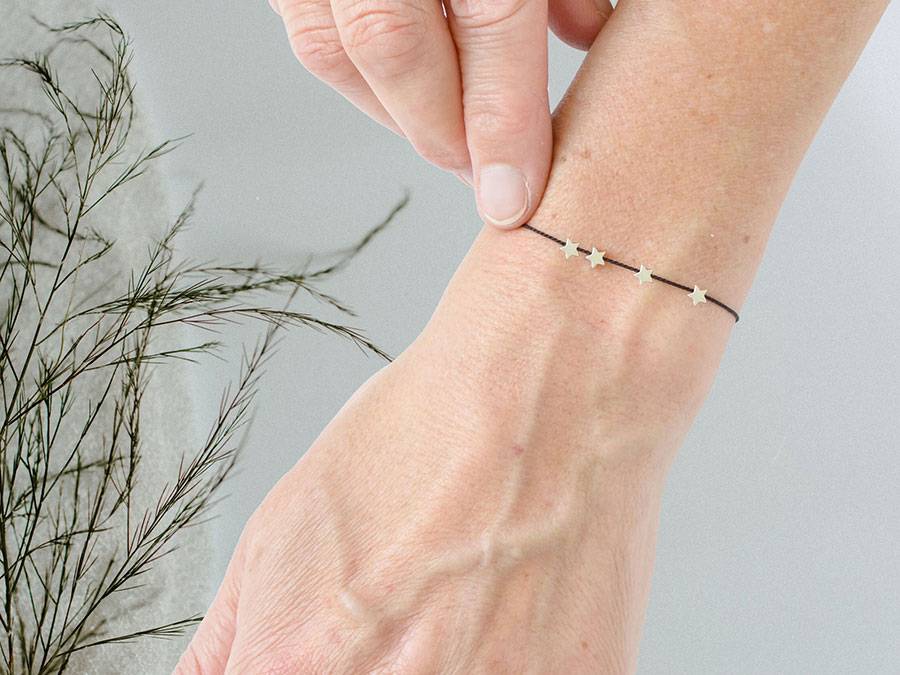 Renna Deluxe STERNENKIND Armband in Silber Kostenloser Versand international