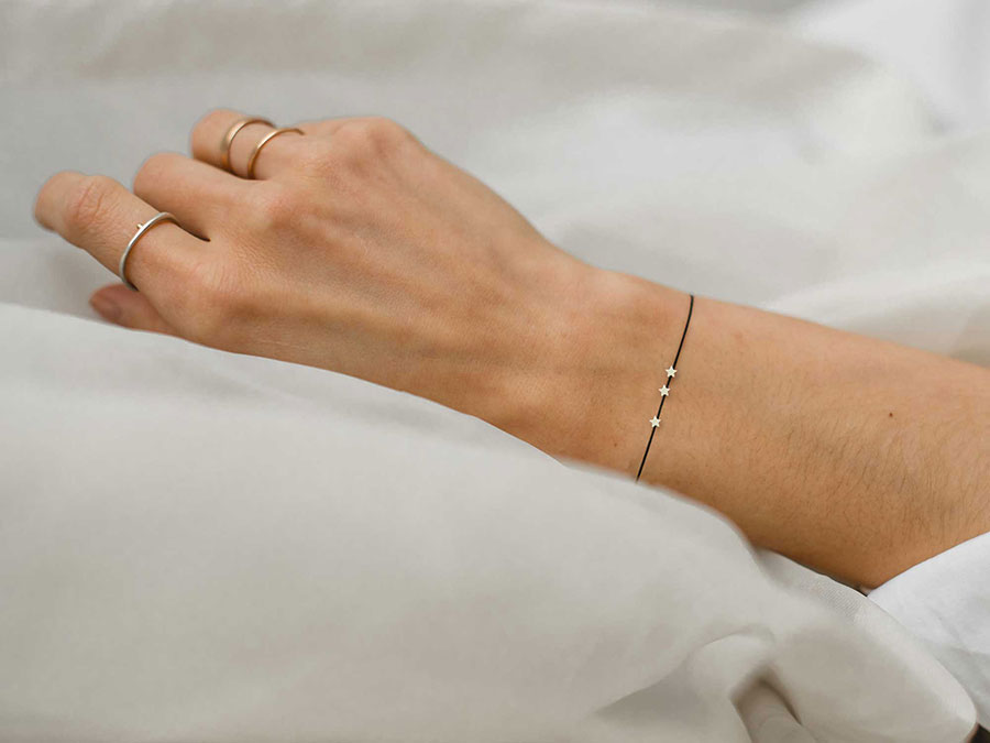 Renna Deluxe STERNENKIND Armband in Silber Kostenloser Versand international