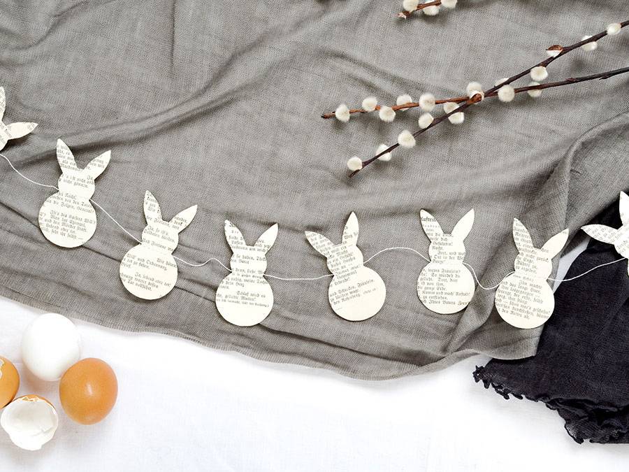 Renna Deluxe Anhänger Osterhase in Fraktur Im Verkauf