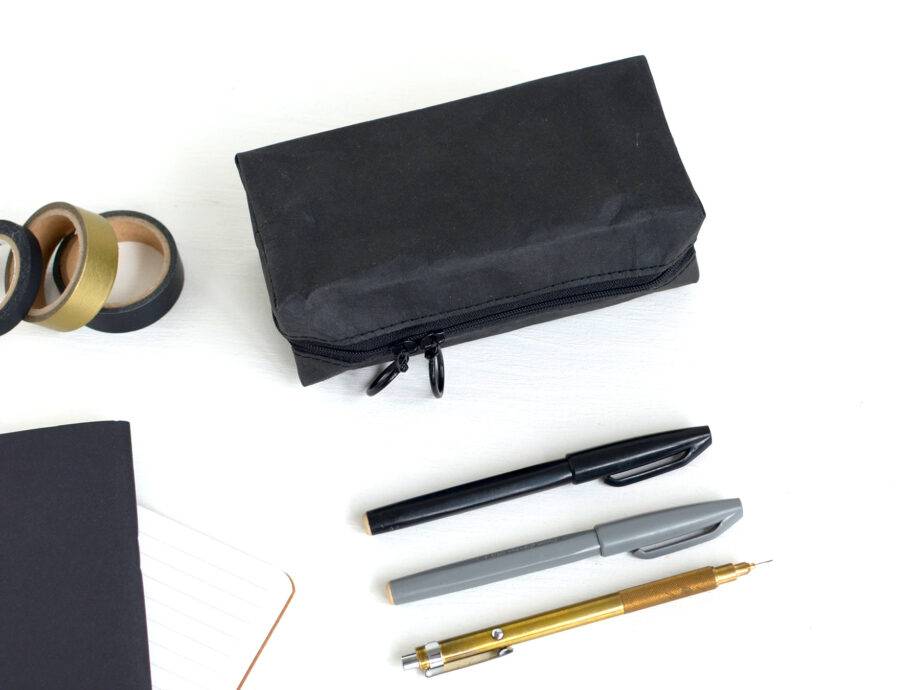 Renna Deluxe Federmäppchen mit Monogramm personalisiert in Schwarz Weihnachtsangebot