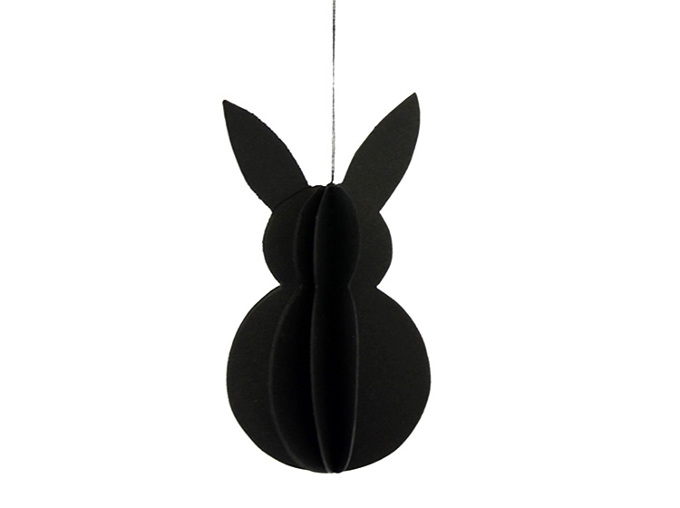 Renna Deluxe Anhänger Osterhase Schwarz