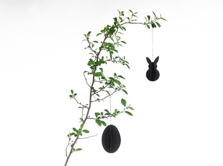 Renna Deluxe Anhänger Osterhase Schwarz Jubiläumsangebot