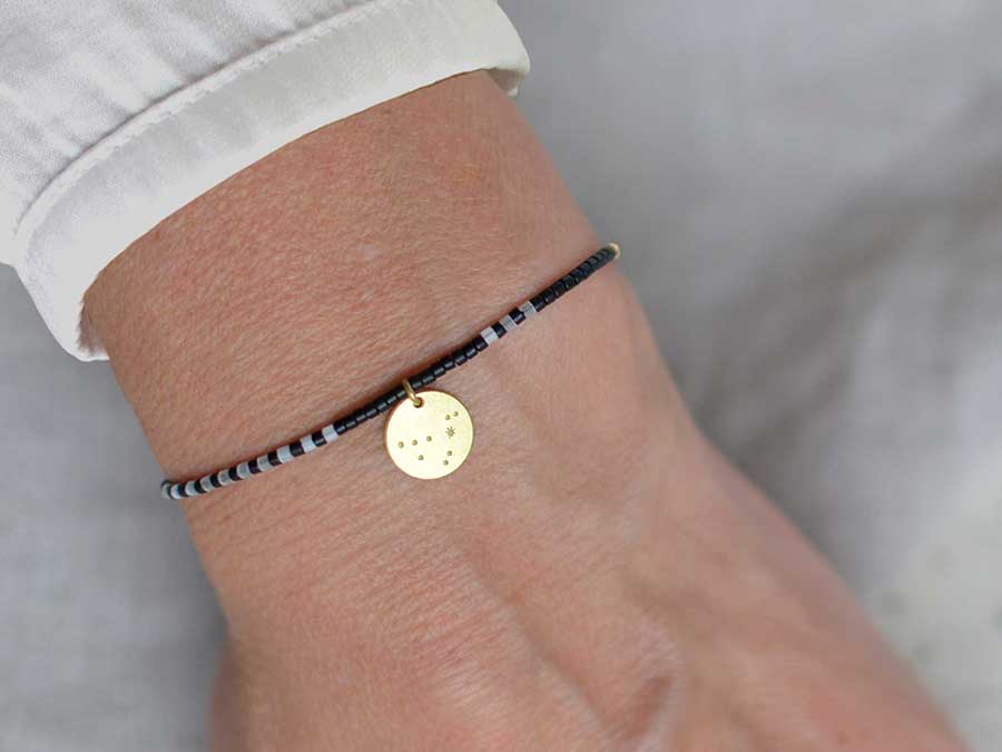 Renna Deluxe STEINBOCK Sternzeichen Armband Gold