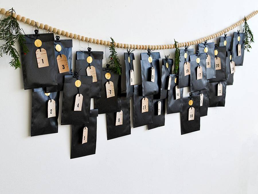 Renna Deluxe Adventskalender Zahlen Anhänger aus Birkenrinde Verkauf