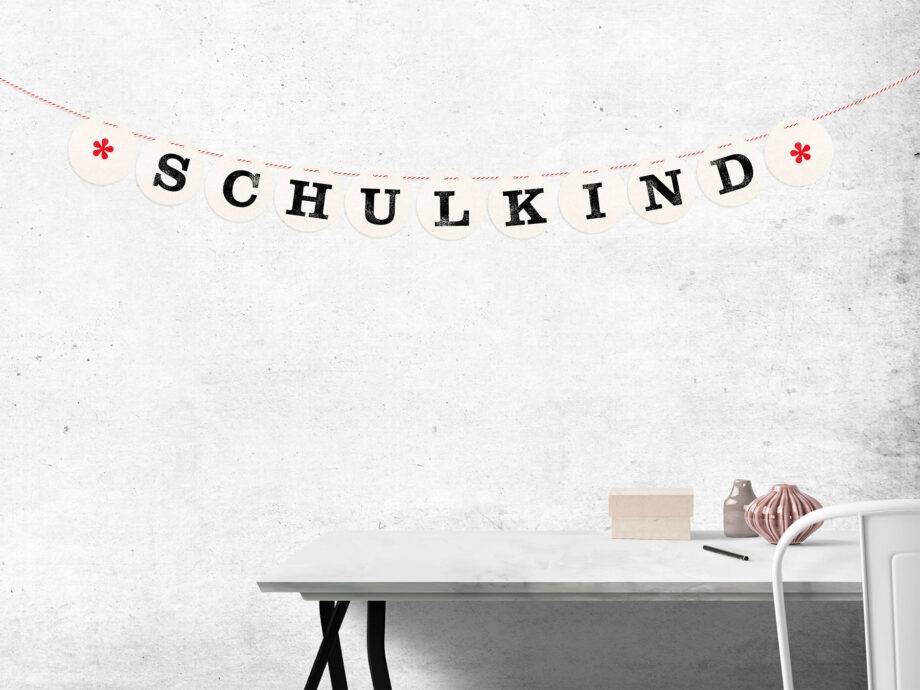 Renna Deluxe SCHULKIND Girlande für die Einschulung Party-Deko Günstiger Verkauf