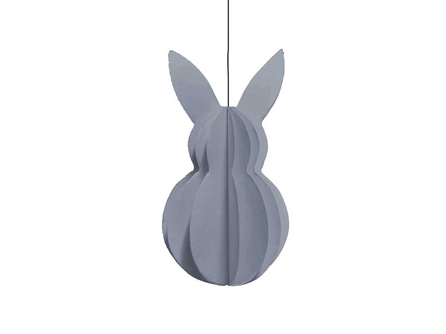 Renna Deluxe Grauer Osterhase Anhänger