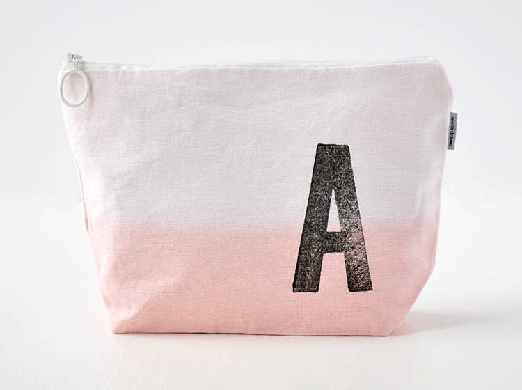 Renna Deluxe Kulturtasche ROSA mit Monogramm personalisiert Black Friday