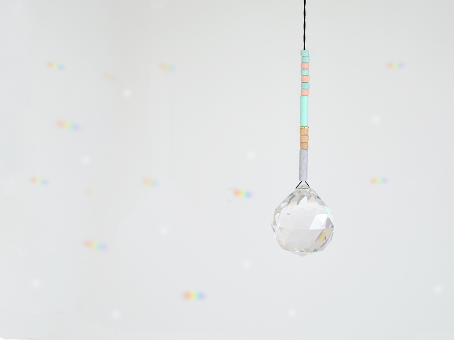 Renna Deluxe SUNCATCHER Grau Beige Mint Meist gekauft