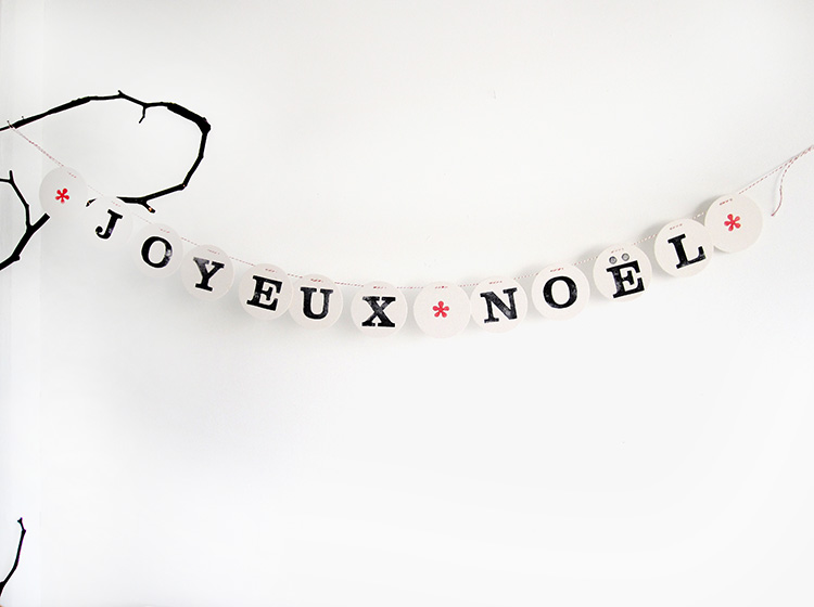 Renna Deluxe JOYEUX NOËL Girlande Günstig kaufen