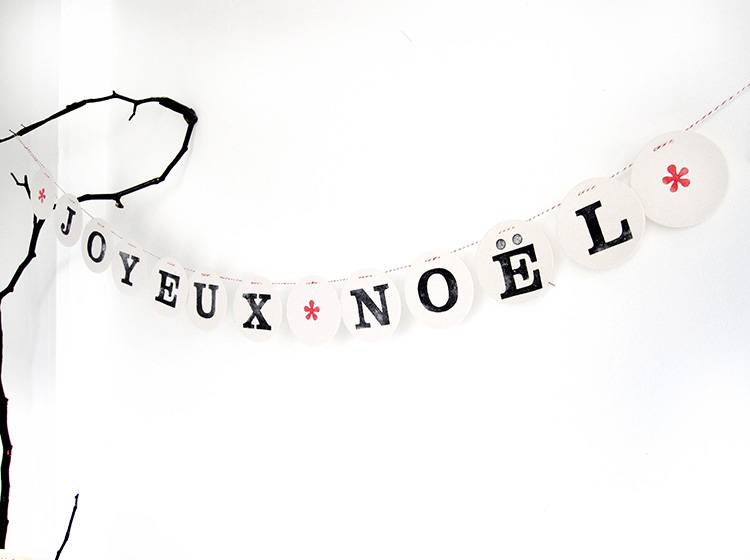 Renna Deluxe JOYEUX NOËL Girlande Günstig kaufen