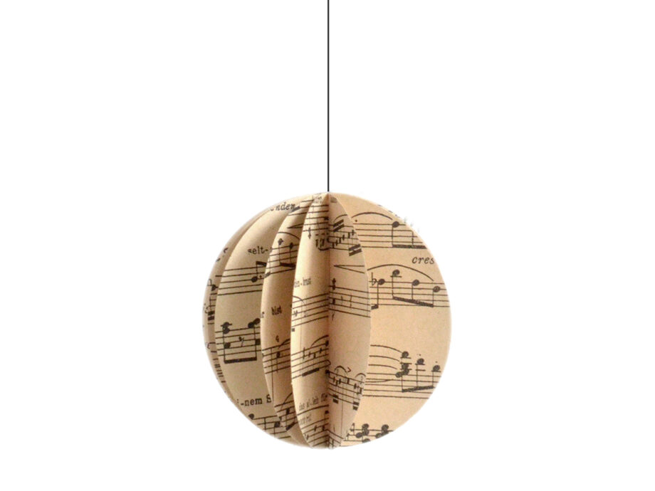Renna Deluxe Frohe Weihnachten Karte mit Notenkugel Weihnachtsangebot