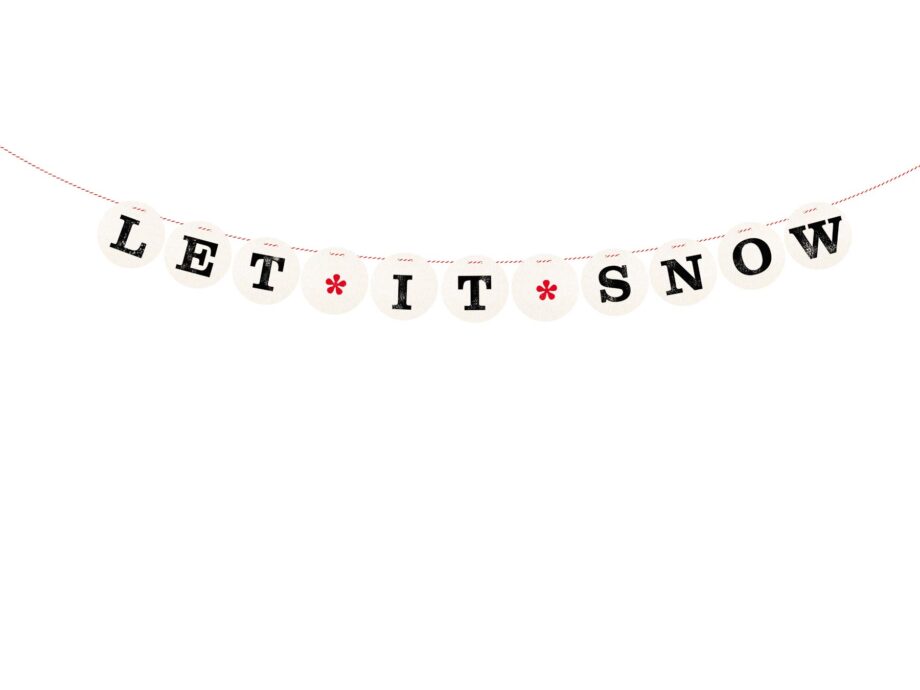 Renna Deluxe LET IT SNOW Girlande Osterangebot