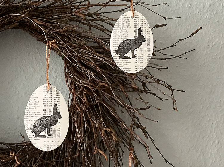 Renna Deluxe Frohe Ostern Klappkarte mit Osterei zum Anhängen Online Outlet