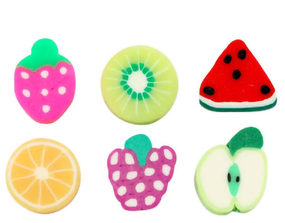 Sadingo Polymer Clay Perlen | 40 Stk., 10mm, Früchte Online Outlet