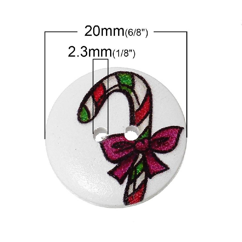 Sadingo Holzknöpfe / 20 Stk. / Ø 2 cm Bis zu 60% Rabatt