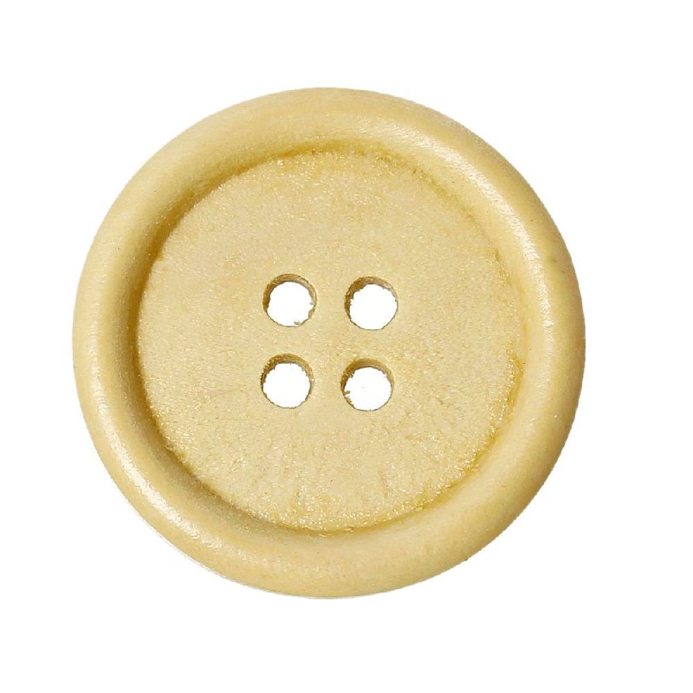 Sadingo Holzknöpfe / 50 Stk. / Ø 2,3 cm Nur für heute