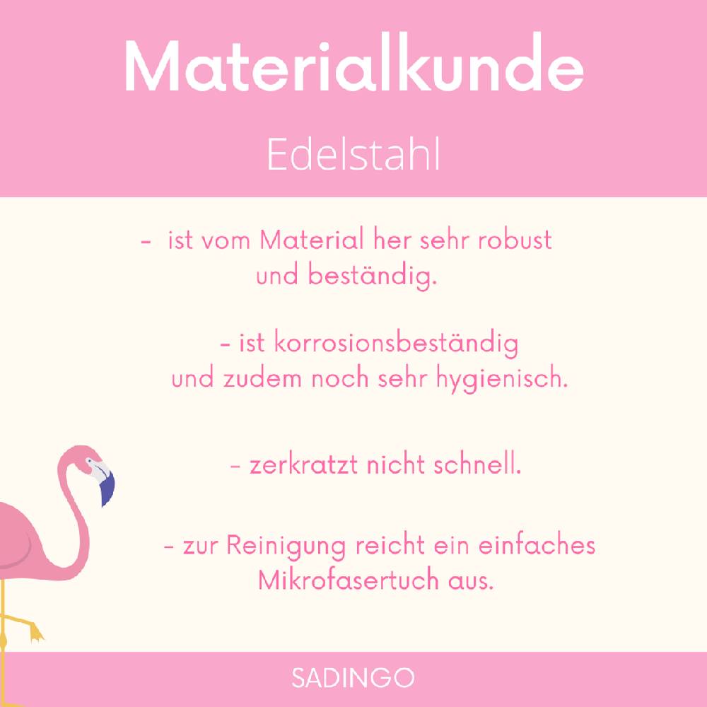 Sadingo Kleine Anhänger Edelstahl, 2 Stück 12x10mm, Motiv wählbar zollfrei