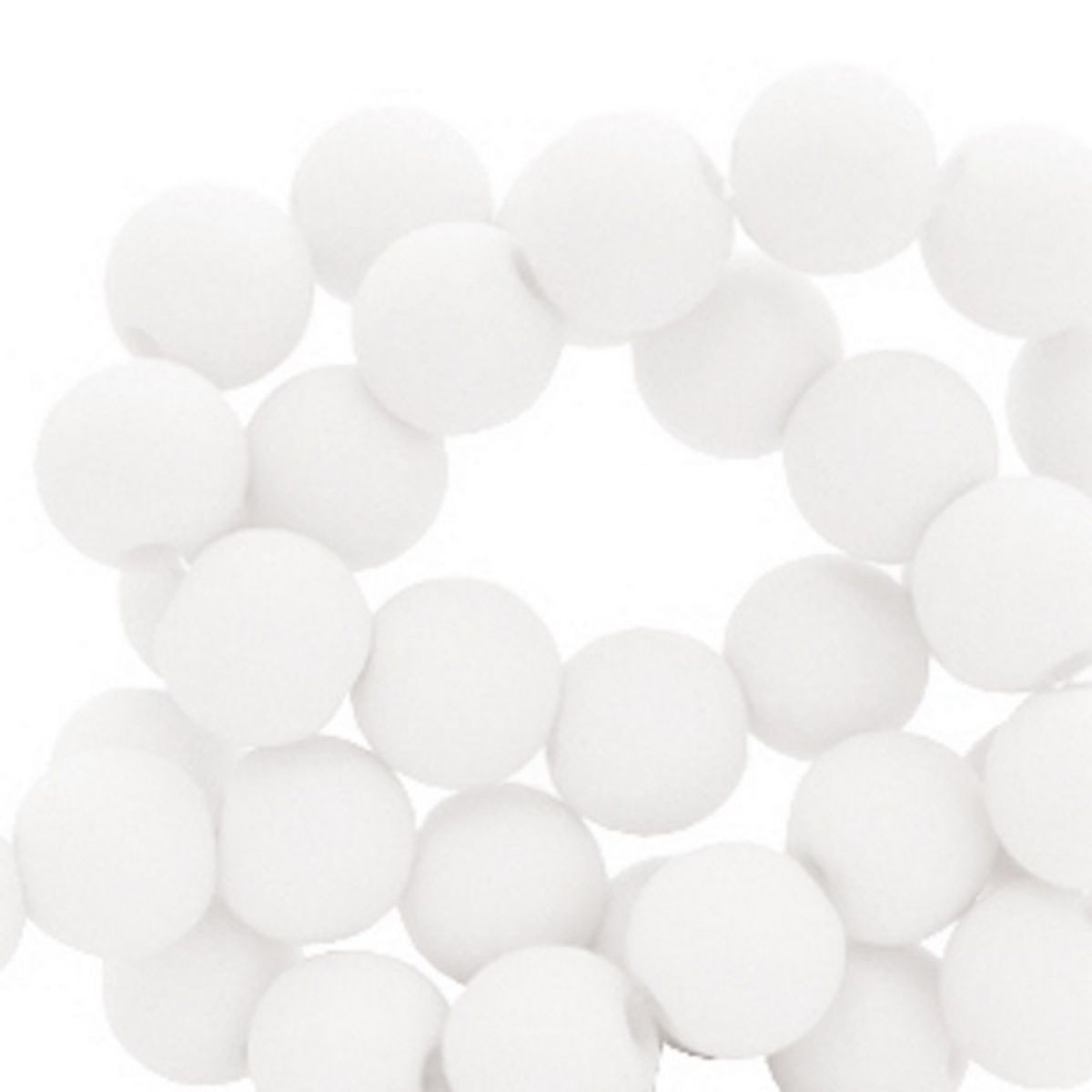 Sadingo Acrylperlen matt | 600 Stück, 6mm Fabrikverkauf