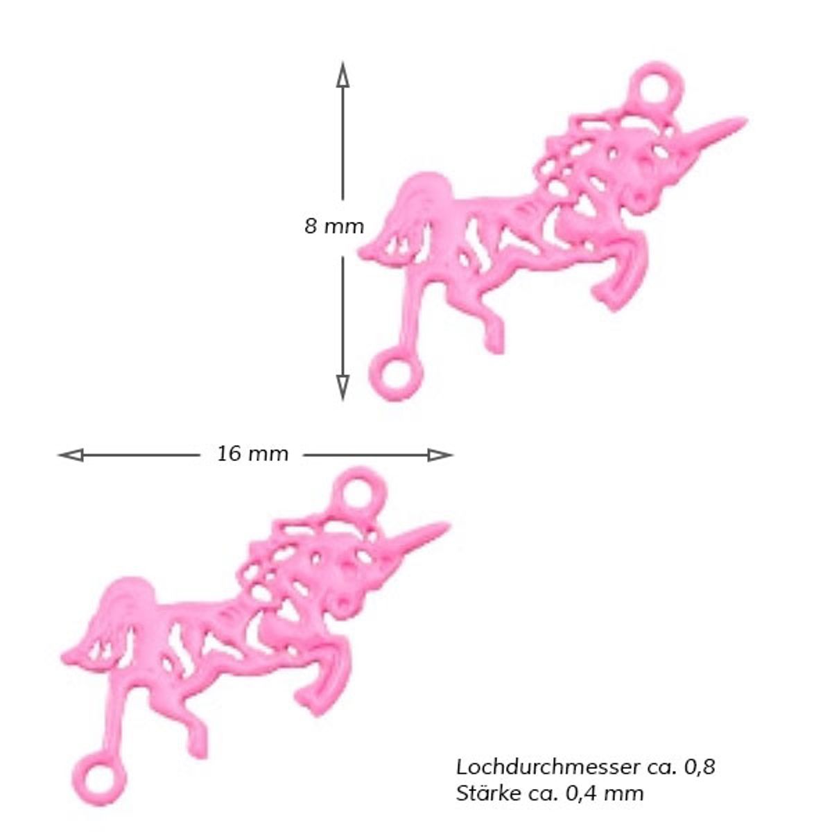 Sadingo Schmuckverbinder Einhorn | 25 Stück, 16 x 8 mm Flash Sale