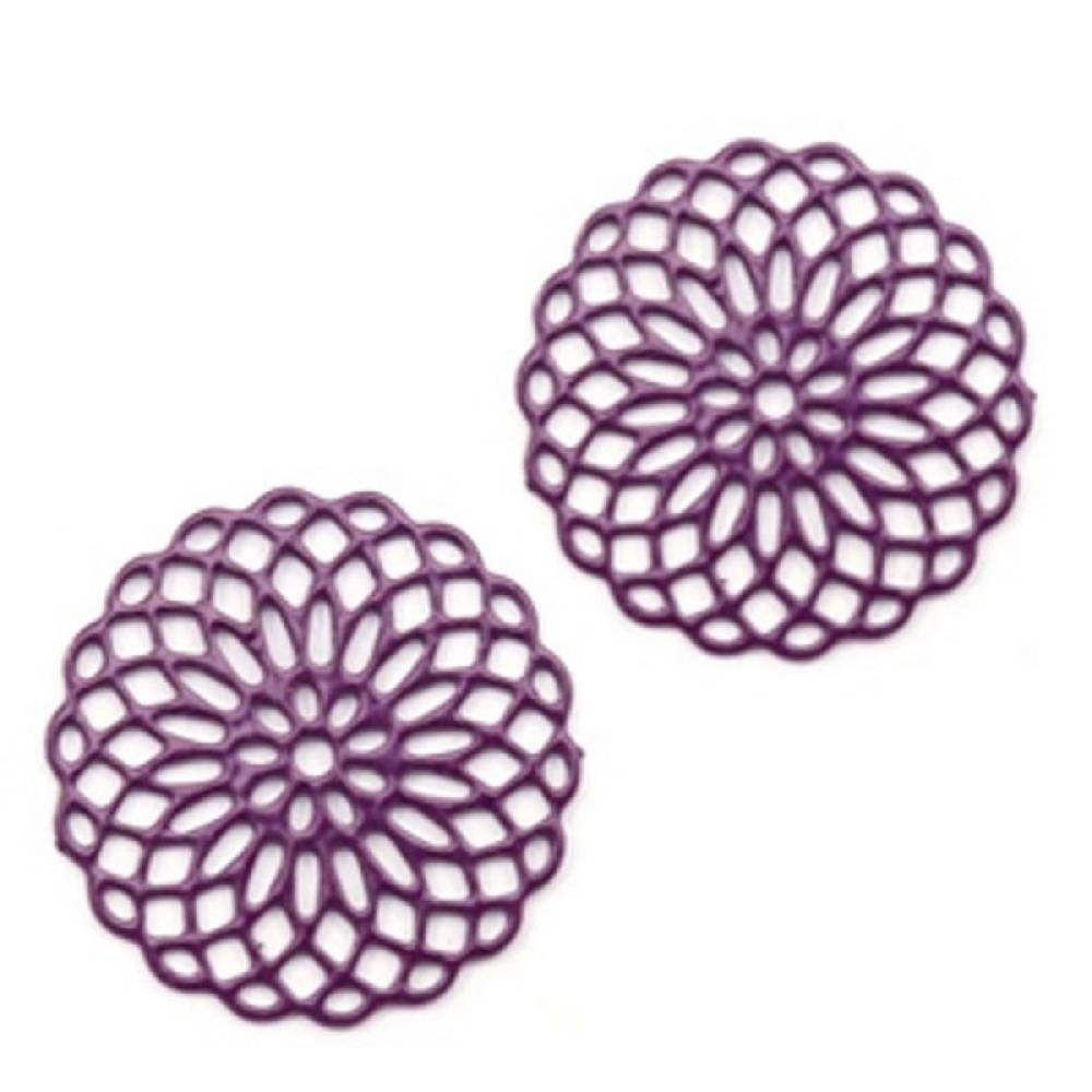 Sadingo Schmuckverbinder Mandala | 5 Stück, 15mm Begrenztes Angebot