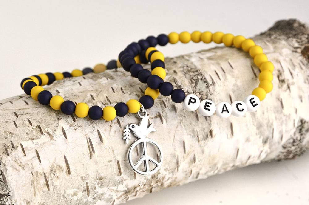 Sadingo Ukraine Armband | blau & gelb Neueste Mode