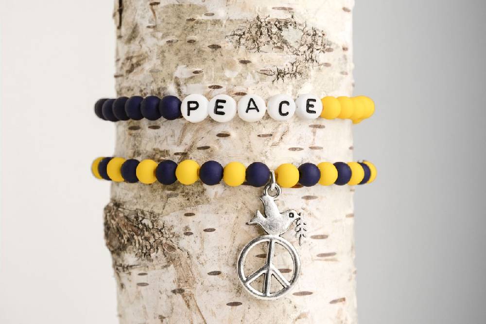 Sadingo Ukraine Armband | blau & gelb Neueste Mode