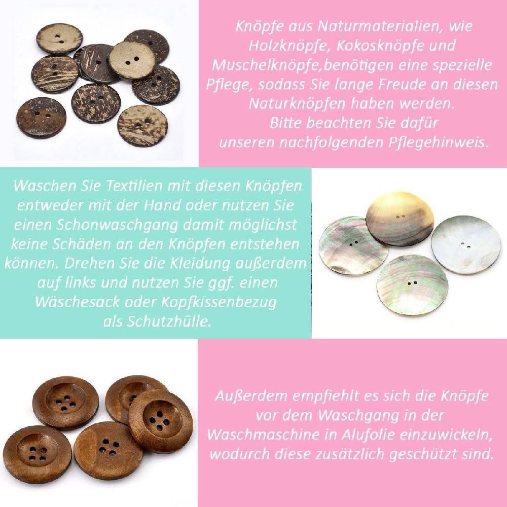 Sadingo Knebelknöpfe - 10 Stk. - 3 x 1 cm - Dunkelbraun Im Verkauf
