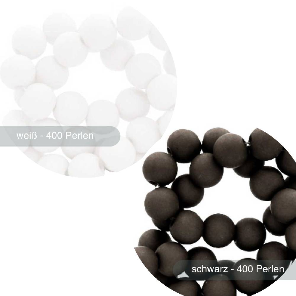 Sadingo Acrylperlen matt | 400 Stück, 8mm Muttertagsangebot
