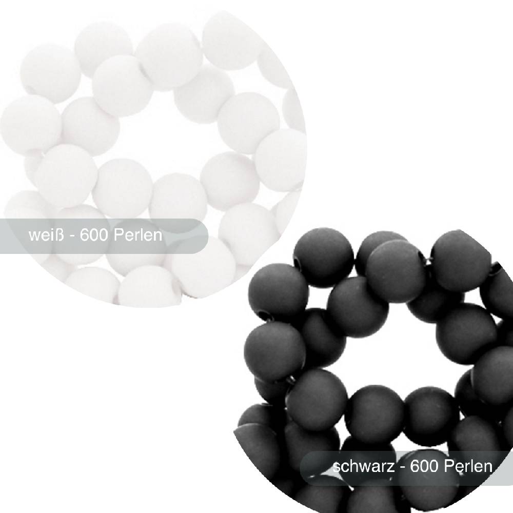 Sadingo Acrylperlen matt | 600 Stück, 6mm Vatertagsangebot
