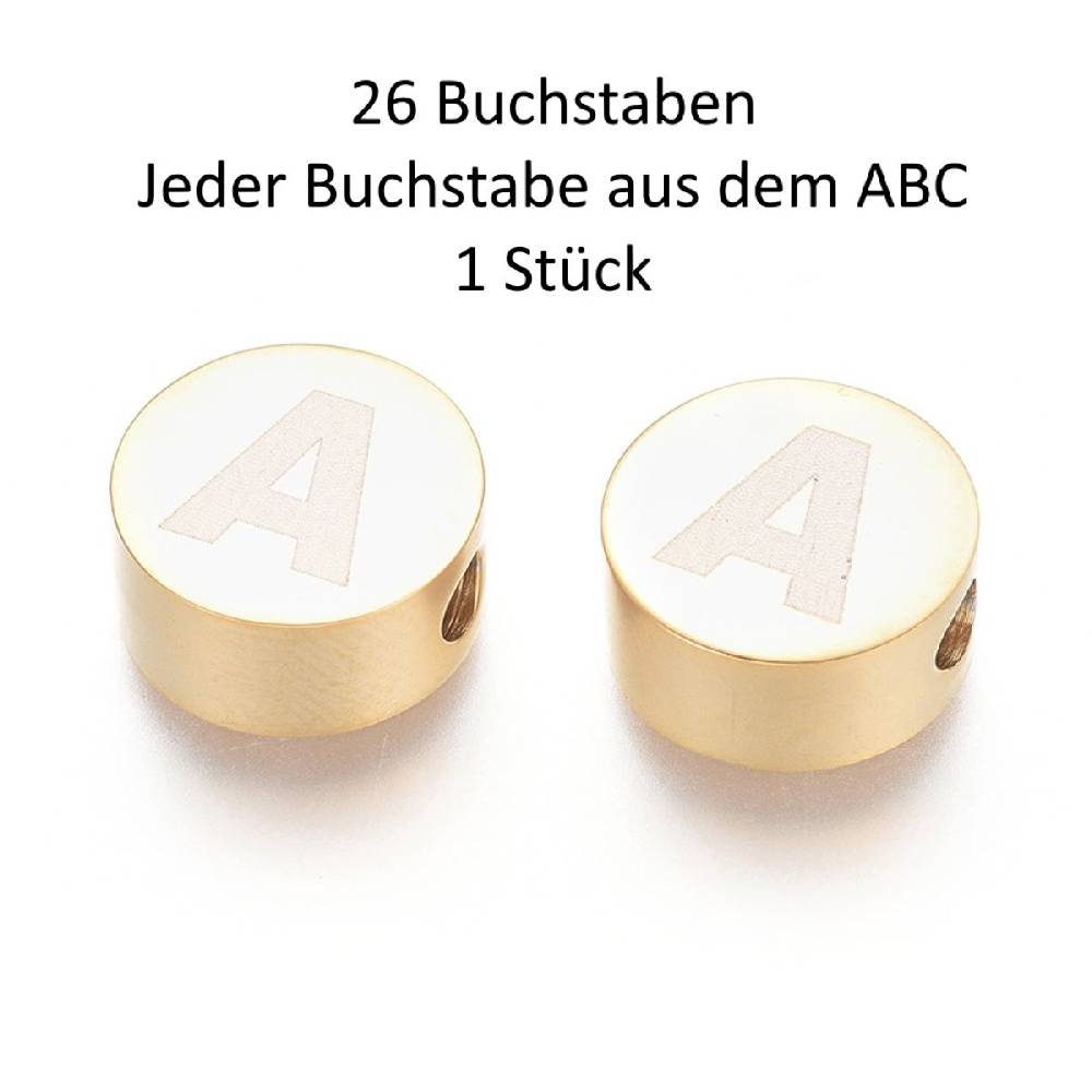 Sadingo Buchstabenperlen | 26 Stück, 10mm Top Angebot