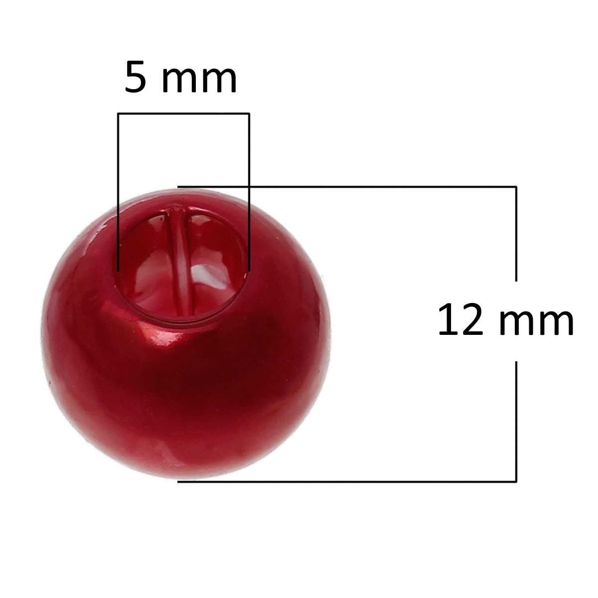 Sadingo Acrylperlen Bunt | 100 Stück, 12mm Bestseller