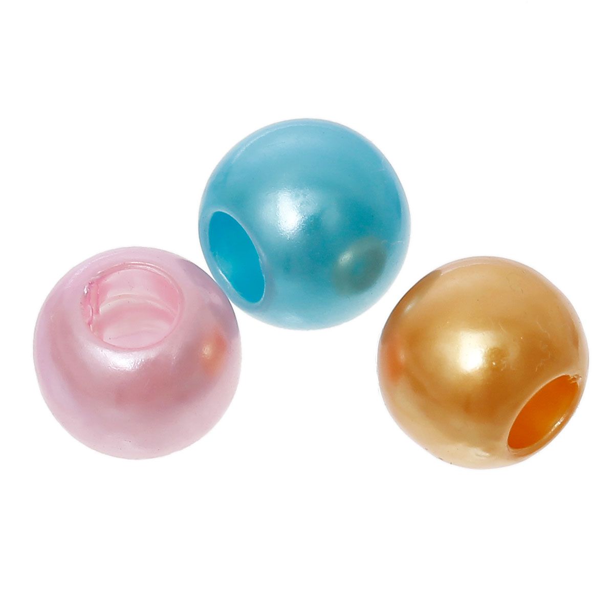 Sadingo Acrylperlen Bunt | 100 Stück, 12mm Bestseller