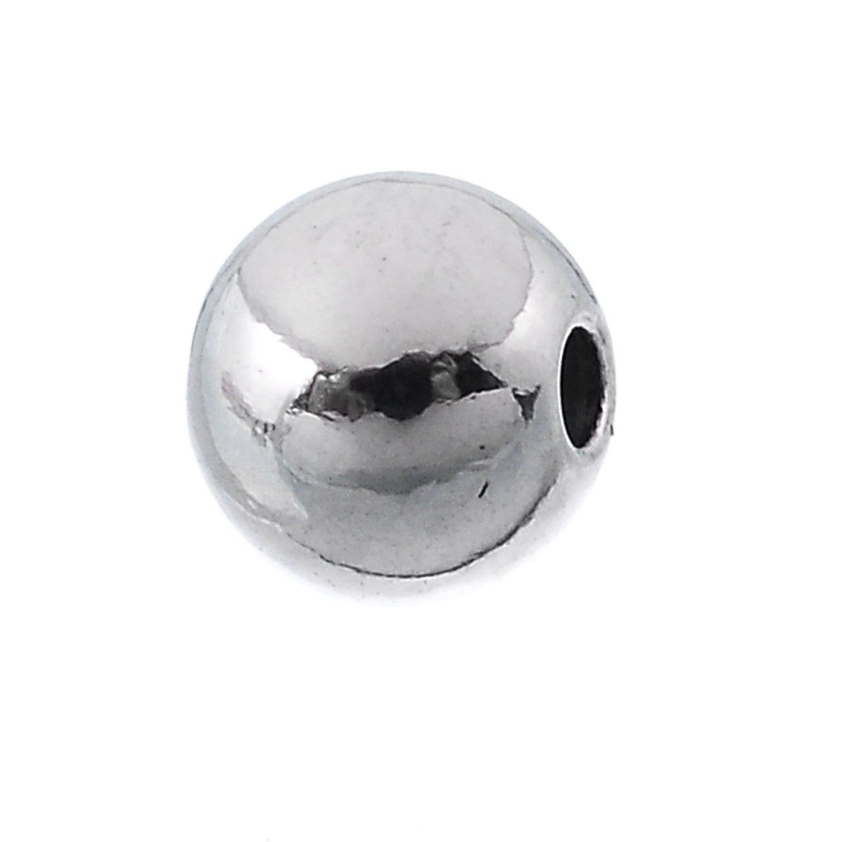 Sadingo Metallperlen in Silber | 4 mm, 50 Stück VIP-Rabatte