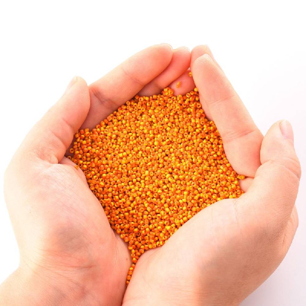Sadingo Rocaillesperlen | 5 Farben je 16 Gramm, 1-1,5 mm Letzte 3 Tage