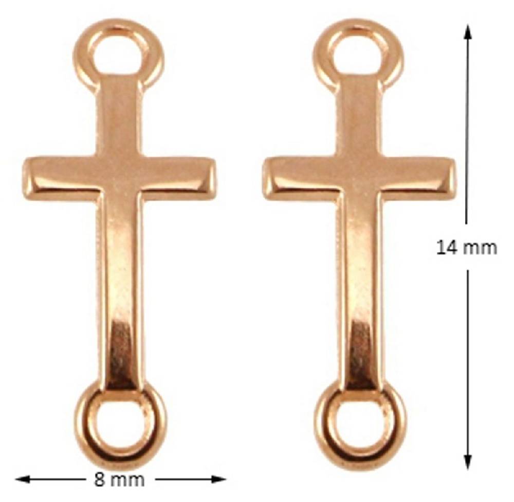 Sadingo Schmuckverbinder Kreuz | 3 Stück, 14x8mm Bis zu 65% Rabatt