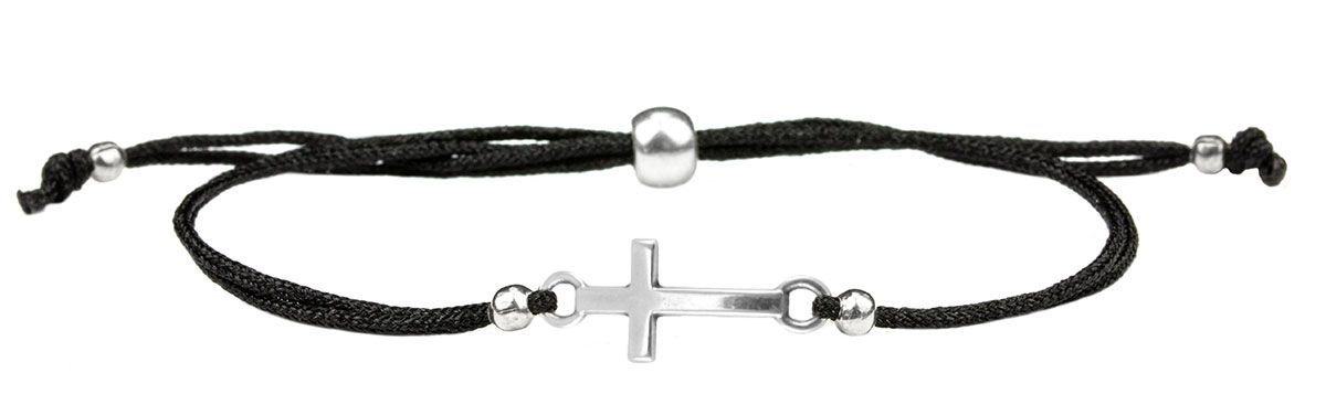 Sadingo Milosa Konfirmations Kreuz Handmade Kinderarmband
