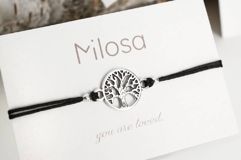 Sadingo Milosa Lebensbaum Armband Damen (verstellbar) Black Friday Preise
