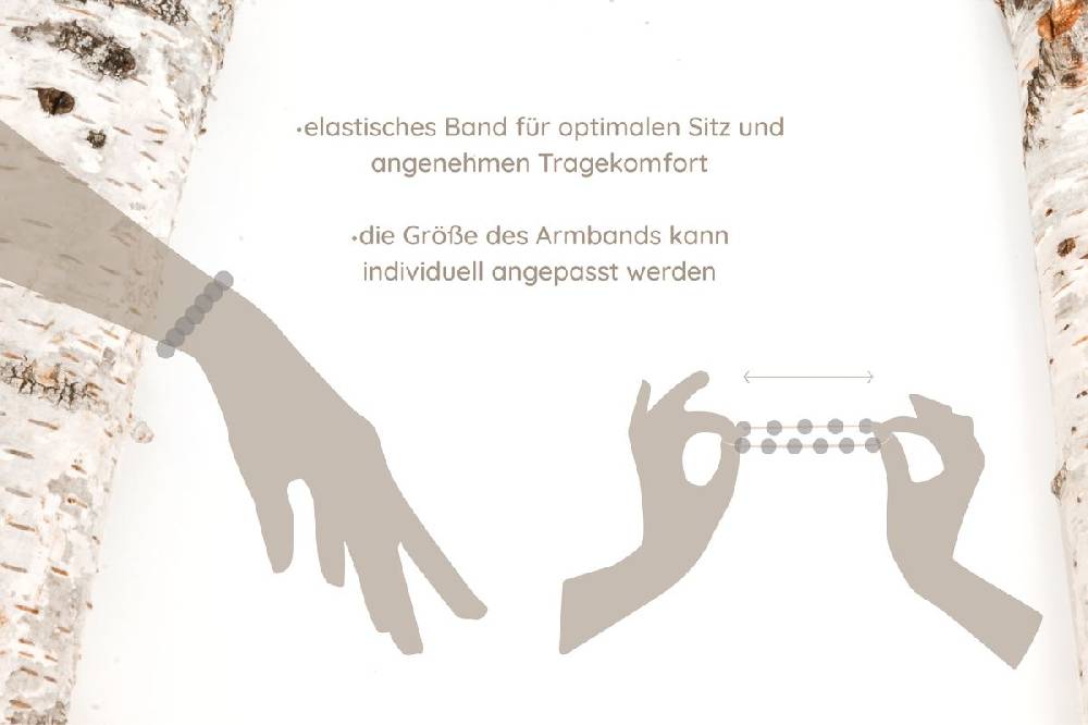 Sadingo Partnerarmband Set "STAR" aus schwarzen Natursteinperlen Rabatte dieses Monats