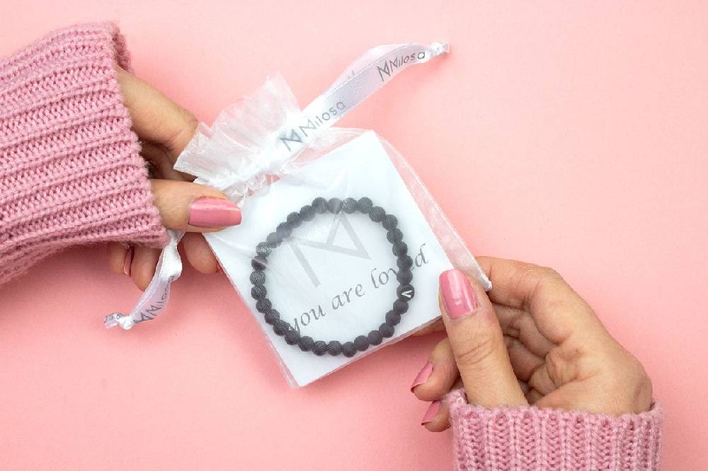 Sadingo Partnerarmband mit Buchstaben und Achat Perlen Verkauf