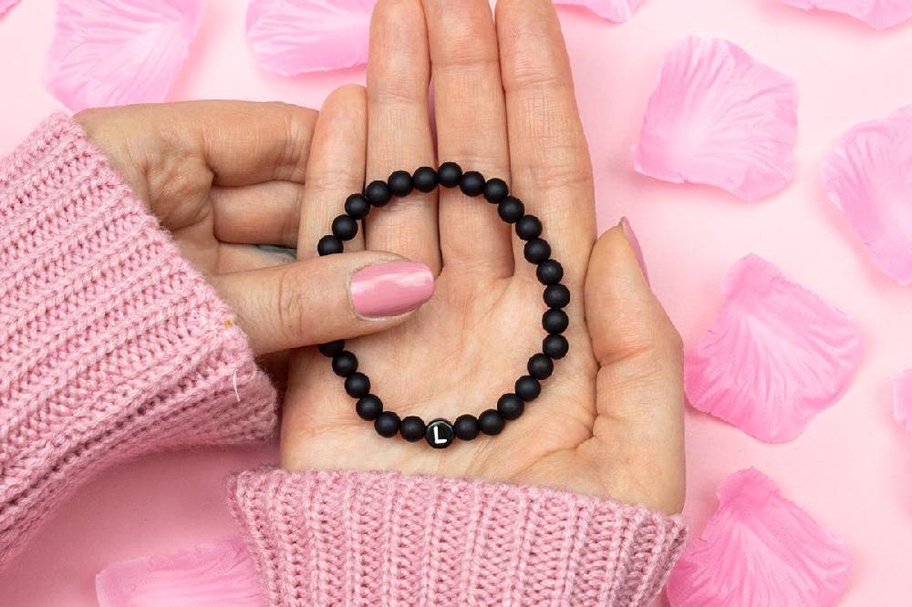 Sadingo Partnerarmband mit Buchstaben und Achat Perlen Verkauf